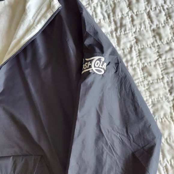 Pepsi Jacket, solid pullover. Dark blue. Unisex size medium. - Picture 6 of 10